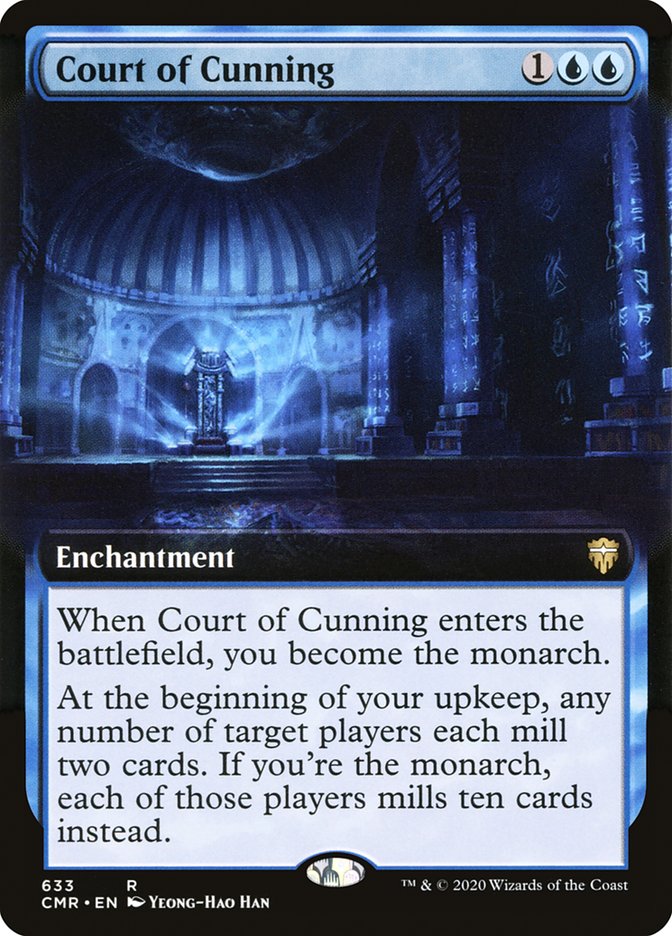 Court of Cunning (Extended Art) [Commander Legends] | Good Games Modbury