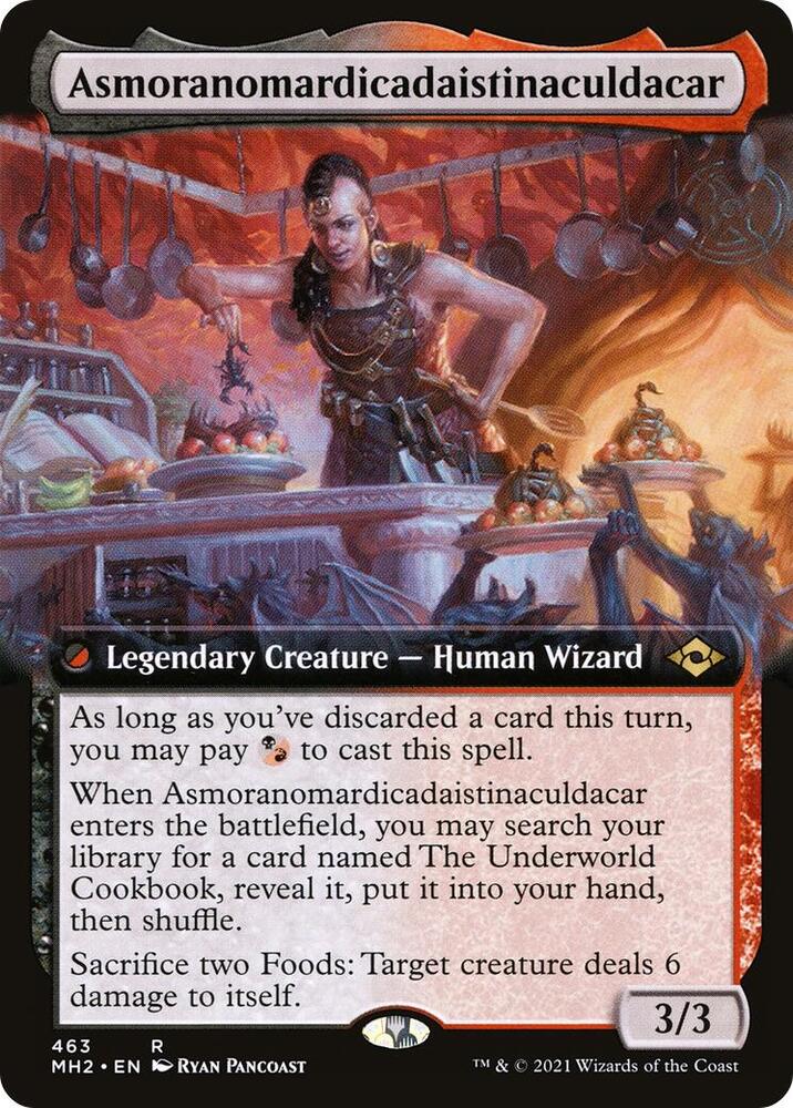 Asmoranomardicadaistinaculdacar Extended Art 463/303 (Modern Horizons 2)  - Foil | Good Games Modbury