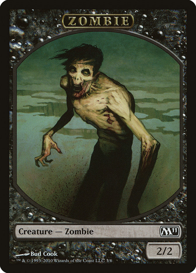 Zombie Token [Magic 2011 Tokens] | Good Games Modbury