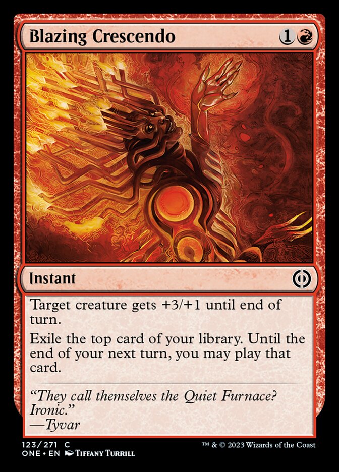 Blazing Crescendo [Phyrexia: All Will Be One] | Good Games Modbury