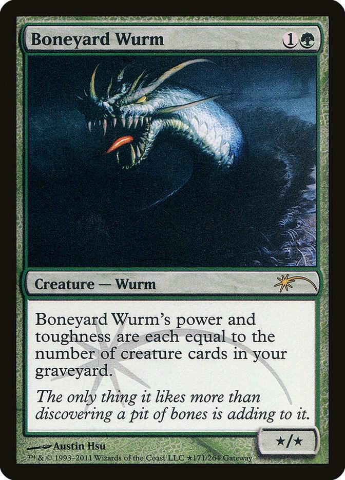 Boneyard Wurm 84/3 (WPN & Gateway Promos)  - Foil | Good Games Modbury