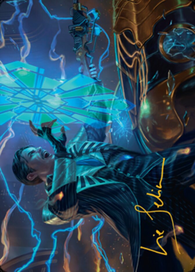 Brokers Veteran Art Card (Gold-Stamped Signature) [Streets of New Capenna Art Series] | Good Games Modbury