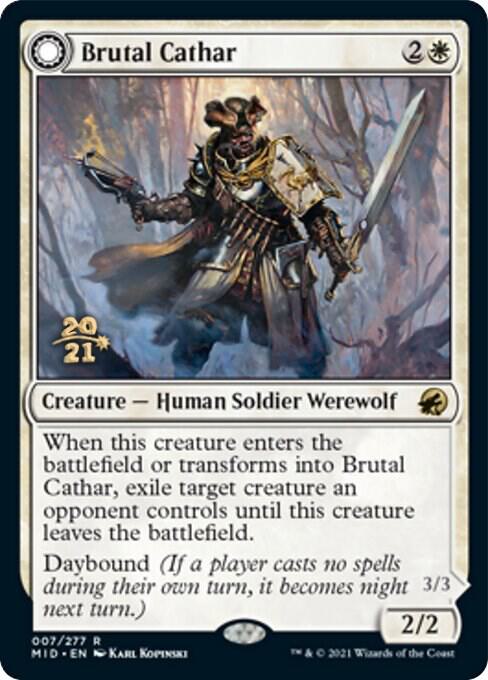 Brutal Cathar 7s/171 (Prerelease Cards)  - Foil | Good Games Modbury