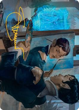 Parnesse the Subtle Art Card Gold Stamped Signature 45 (Art Series: Streets of New Capenna)  | Good Games Modbury