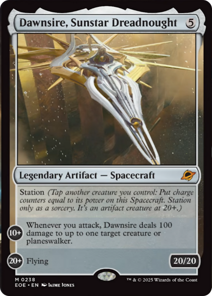 Dawnsire, Sunstar Dreadnought [Edge of Eternities] | Good Games Modbury