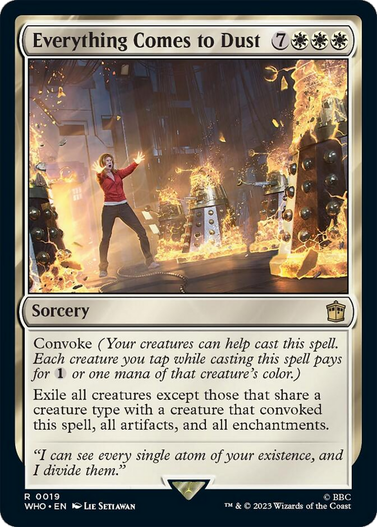 Everything Comes to Dust [Doctor Who] | Good Games Modbury