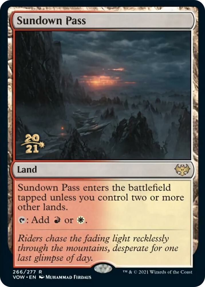 Sundown Pass 266s/137 (Prerelease Cards)  - Foil | Good Games Modbury