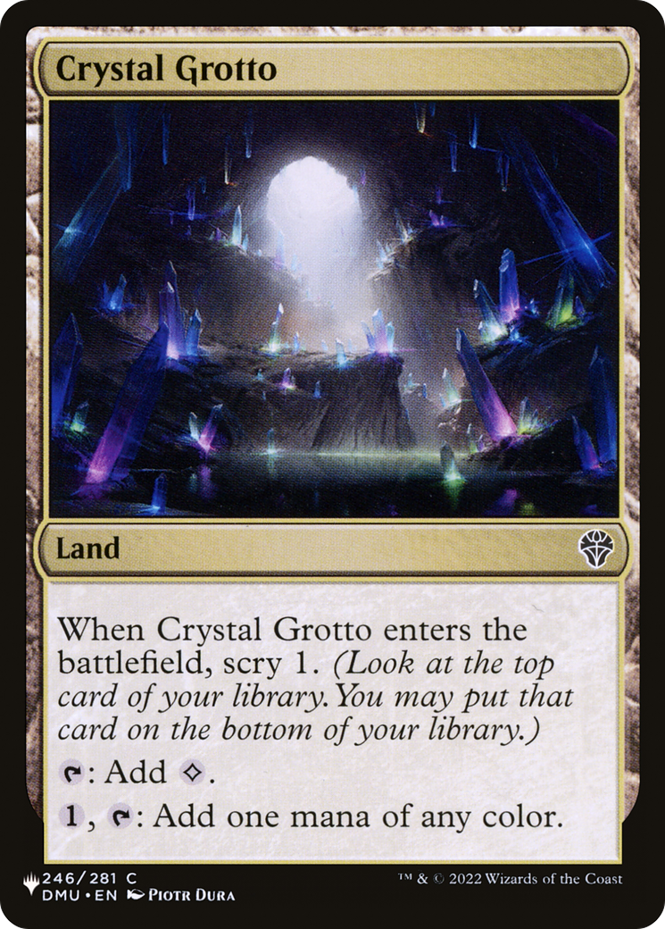 Crystal Grotto [The List Reprints] | Good Games Modbury