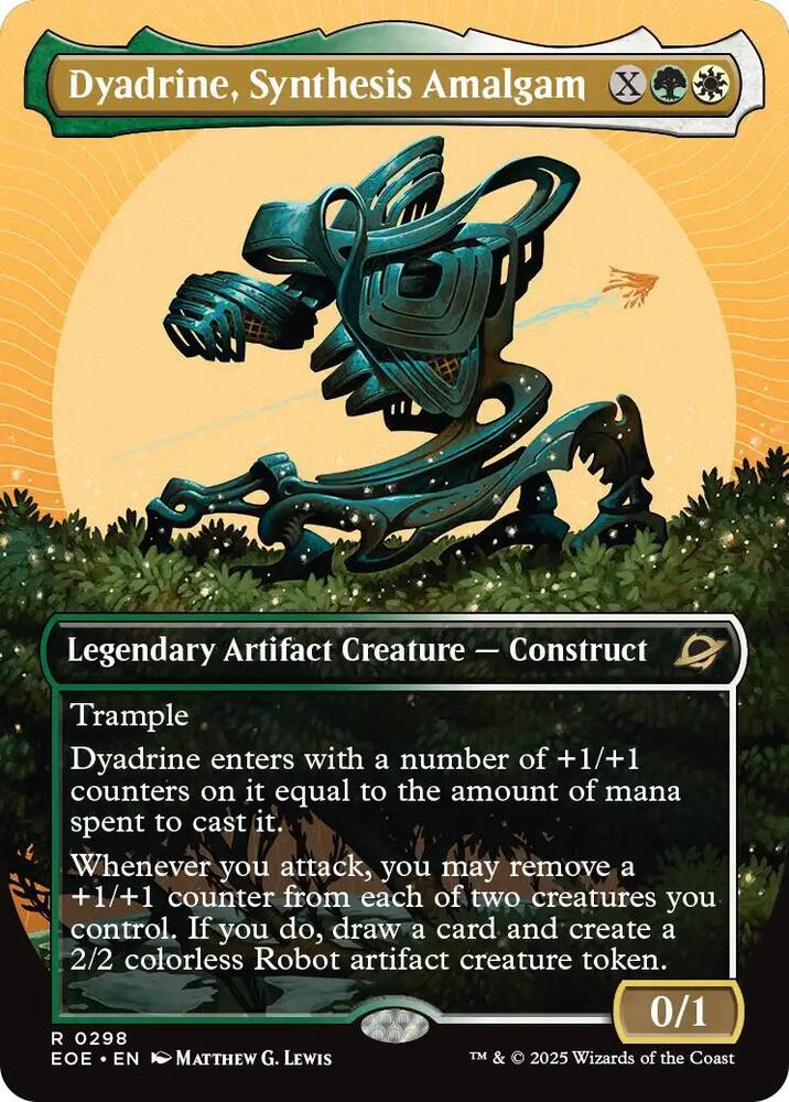 Dyadrine, Synthesis Amalgam 298/276 (Edge of Eternities)  - Borderless | Good Games Modbury