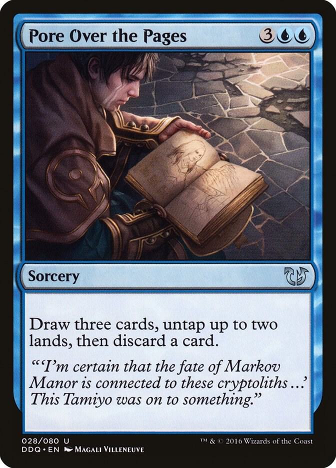 Pore Over the Pages 28/80 (Duel Decks: Blessed vs. Cursed)  | Good Games Modbury
