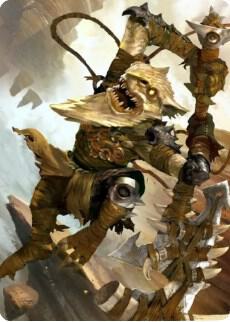 Teeterpeak Ambusher Art Card 67 (Art Series: Zendikar Rising)  | Good Games Modbury