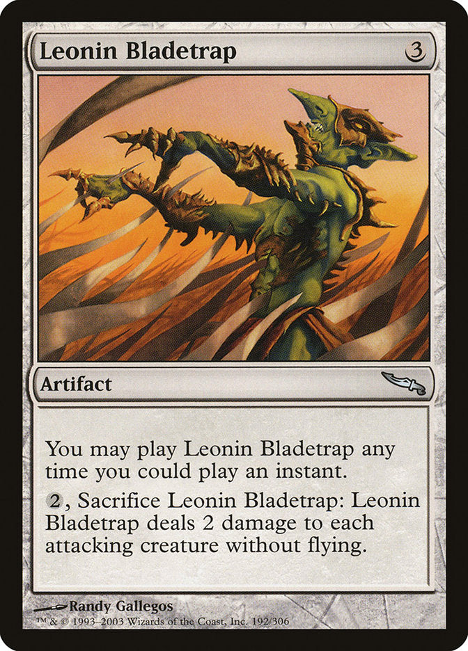 Leonin Bladetrap [Mirrodin] | Good Games Modbury