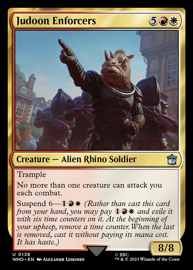 Judoon Enforcers 138/331 (Universes Beyond: Doctor Who)  - Foil | Good Games Modbury