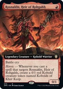 Rosnakht Heir of Rohgahh Extended Art 75 (Commander: Dominaria United)  | Good Games Modbury