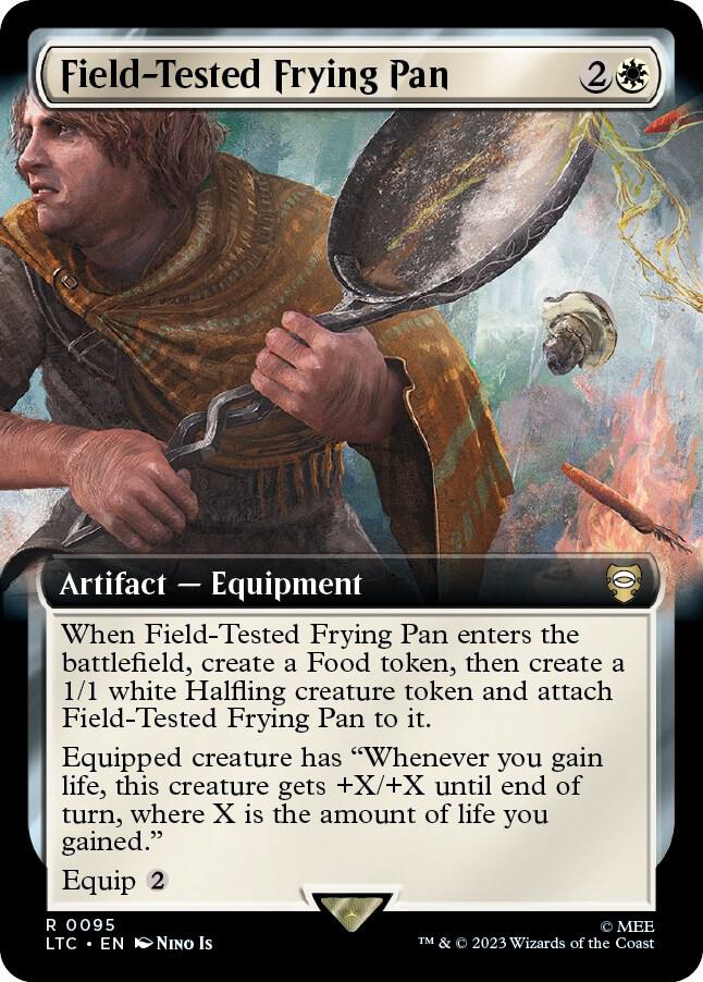 Field-Tested Frying Pan 95 (Commander: The Lord of the Rings: Tales of Middle-earth)  - Extended Art | Good Games Modbury