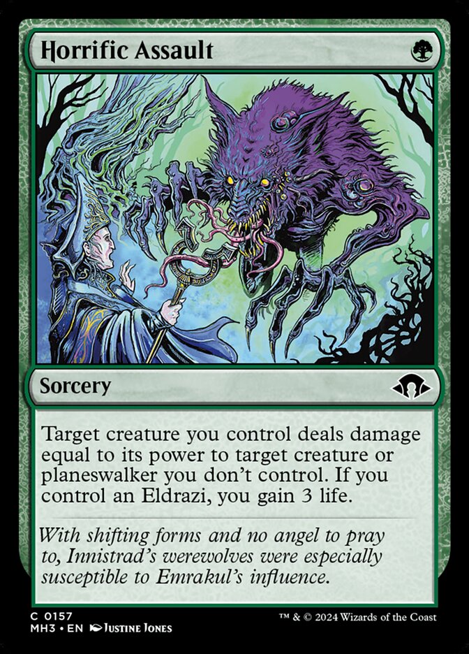 Horrific Assault 157/319 (Modern Horizons 3)  - Foil | Good Games Modbury