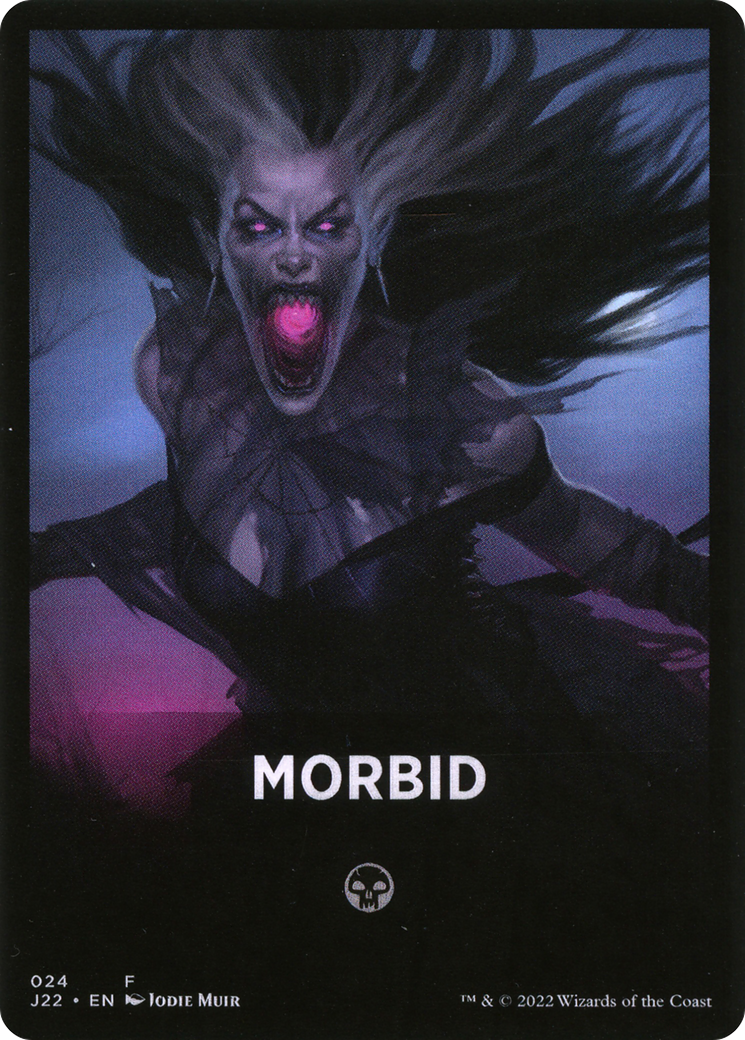 Morbid Theme Card [Jumpstart 2022 Front Cards] | Good Games Modbury