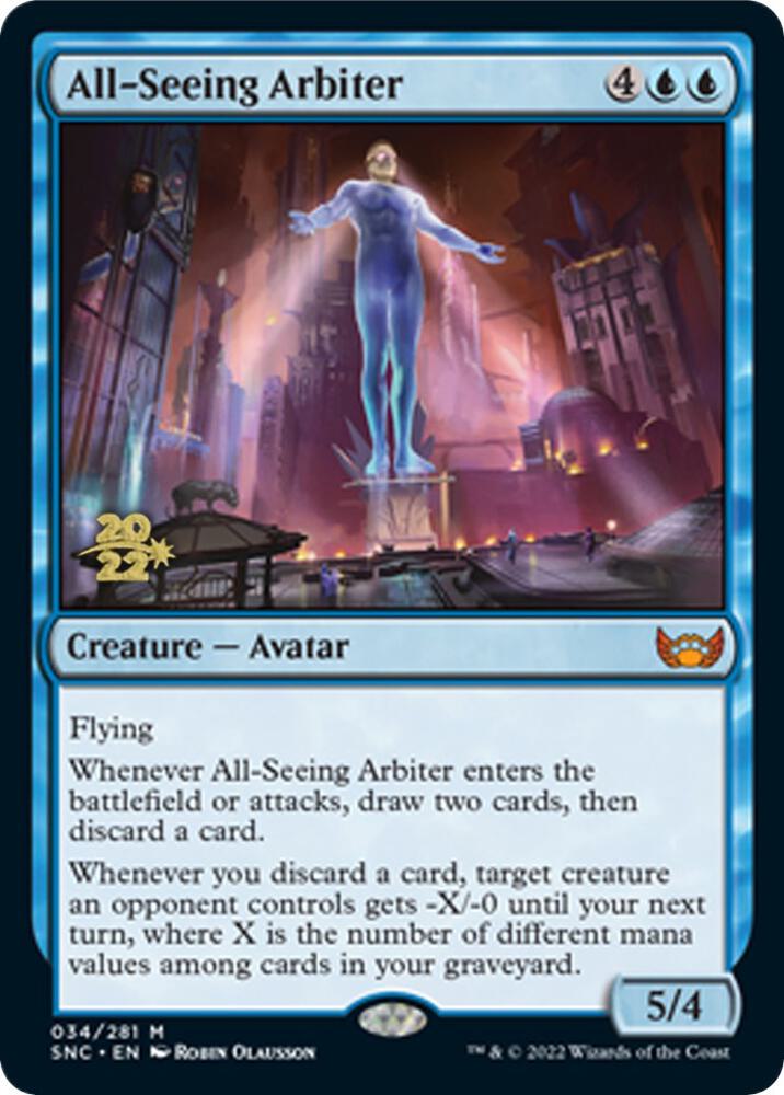 All-Seeing Arbiter 34s/161 (Prerelease Cards)  - PreRelease Foil | Good Games Modbury