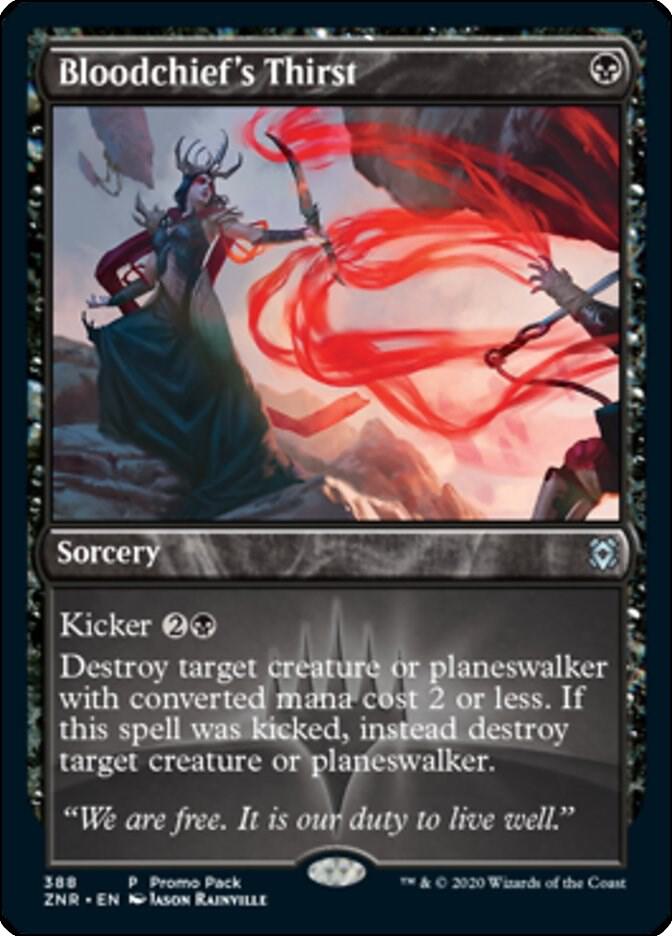 Bloodchiefs Thirst 388/280 (Promo Pack: Zendikar Rising)  - Foil | Good Games Modbury