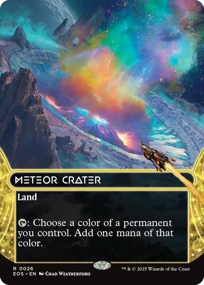 Meteor Crater  26 (Edge of Eternities: Stellar Sights)  - Borderless | Good Games Modbury