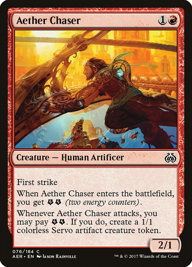Aether Chaser 76/184 (Aether Revolt)  - Foil | Good Games Modbury