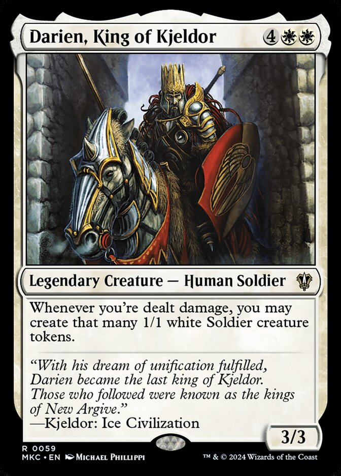 Darien, King of Kjeldor 59/311 (Commander: Murders at Karlov Manor)  | Good Games Modbury