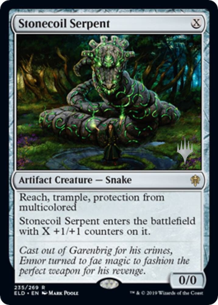 Stonecoil Serpent 235 (Promo Pack: Throne of Eldraine)  - Foil | Good Games Modbury