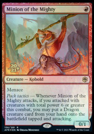 Minion of the Mighty [Dungeons & Dragons: Adventures in the Forgotten Realms Prerelease Promos] | Good Games Modbury