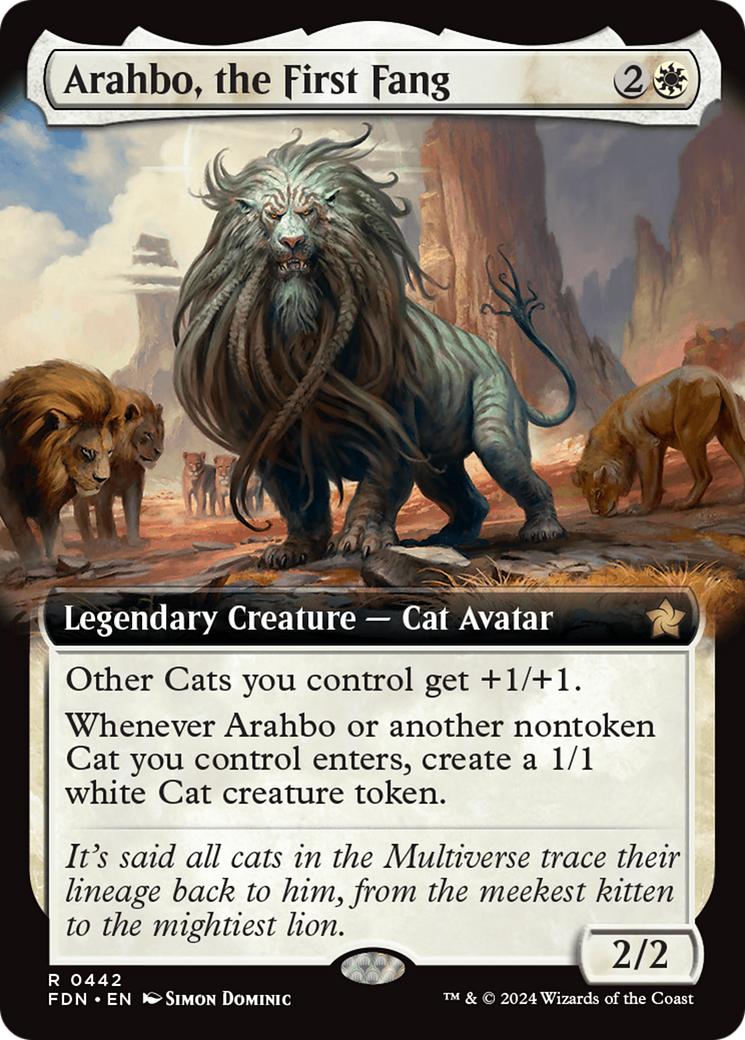 Arahbo, the First Fang (Extended Art) [Foundations] | Good Games Modbury