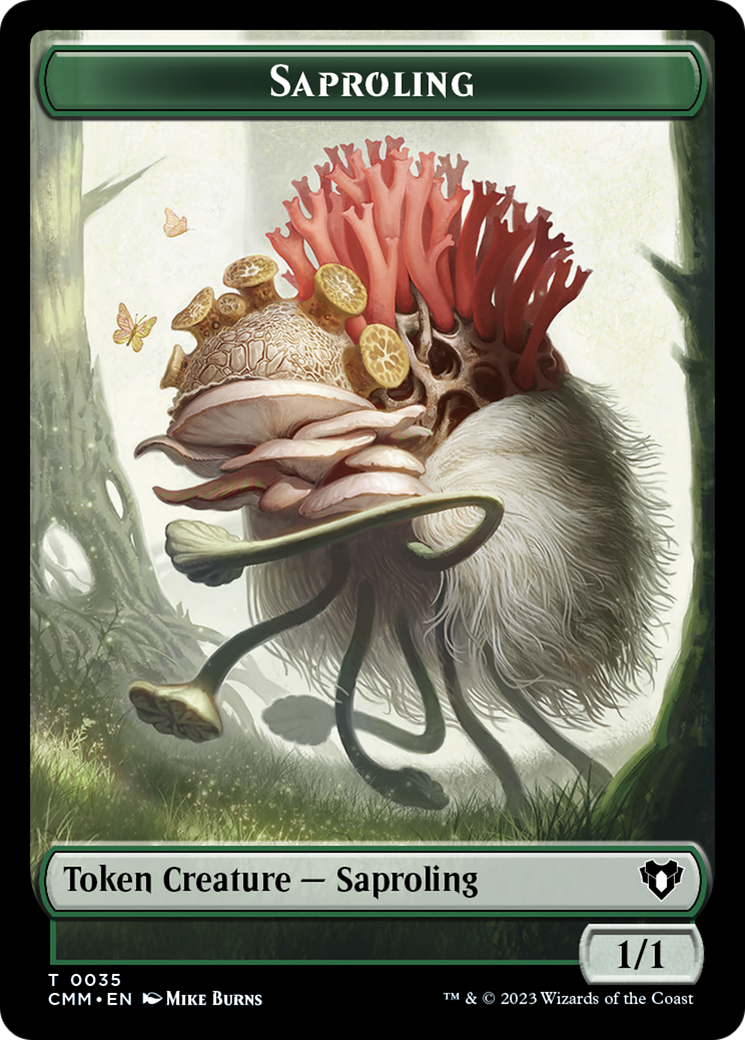 Saproling Token [Commander Masters Tokens] | Good Games Modbury