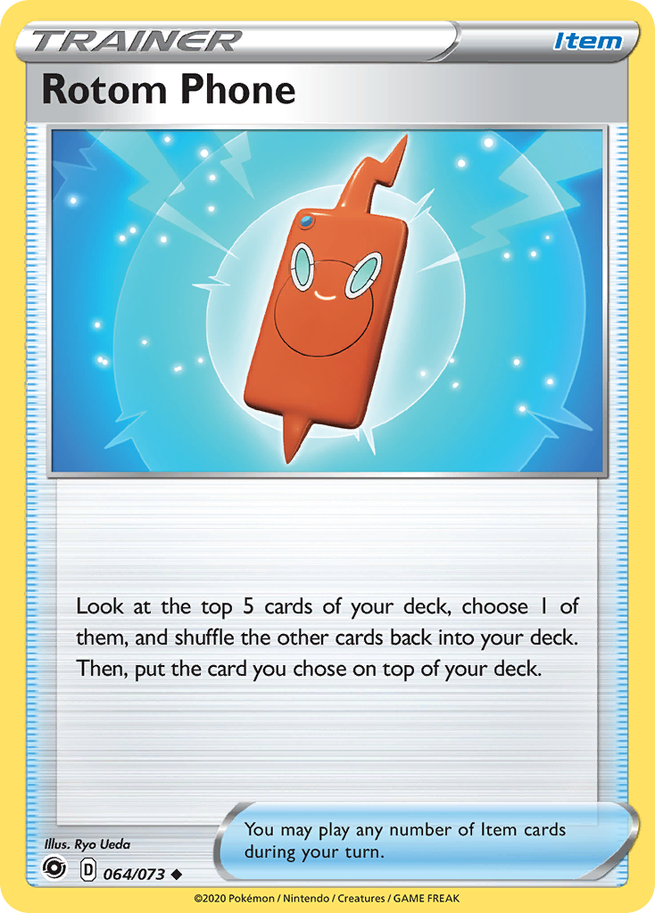Rotom Phone (064/073) [Sword & Shield: Champion's Path] | Good Games Modbury