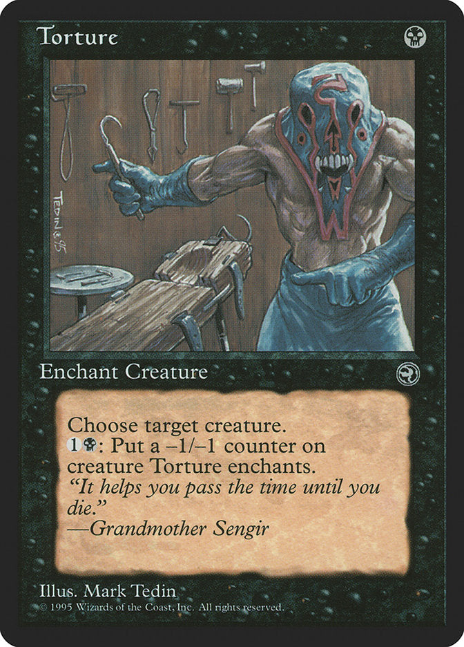 Torture (Grandmother Sengir Flavor Text) [Homelands] | Good Games Modbury
