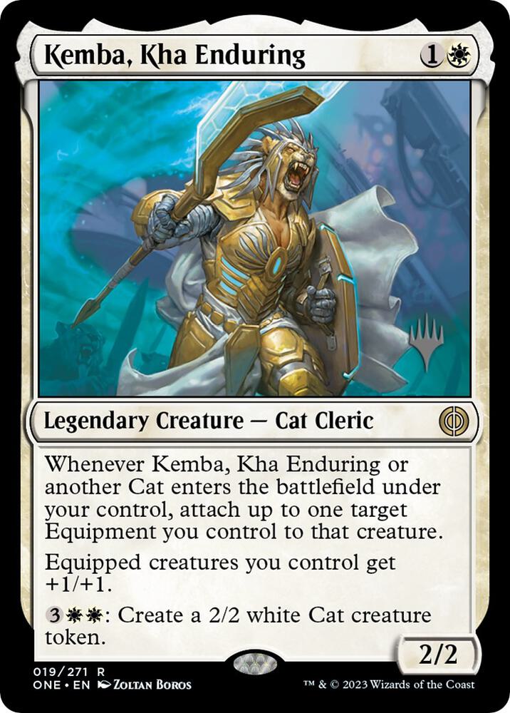 Kemba Kha Enduring 19 (Promo Pack: Phyrexia: All Will Be One)  | Good Games Modbury