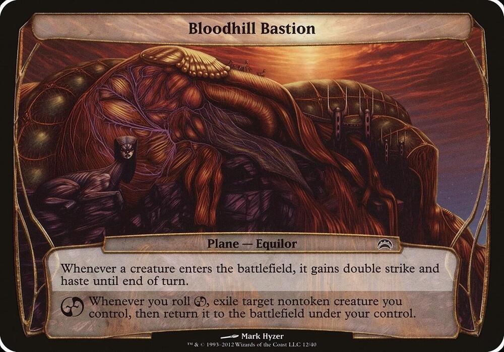 Bloodhill Bastion Planechase 2012 12/40 (Oversize Cards)  | Good Games Modbury