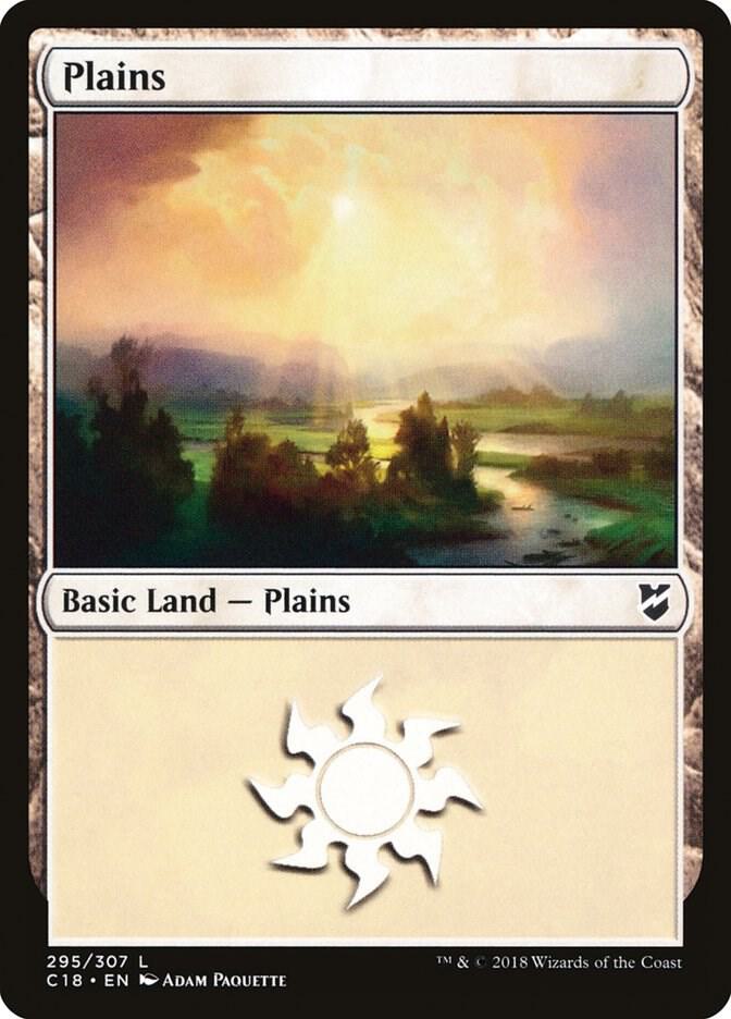 Plains 295/307 (Commander 2018)  | Good Games Modbury