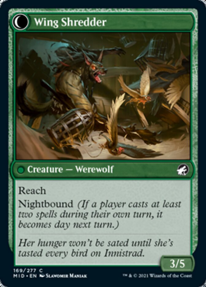 Bird Admirer // Wing Shredder [Innistrad: Midnight Hunt] | Good Games Modbury