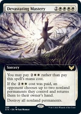Devastating Mastery Extended Art 288/275 (Strixhaven: School of Mages)  - Foil | Good Games Modbury