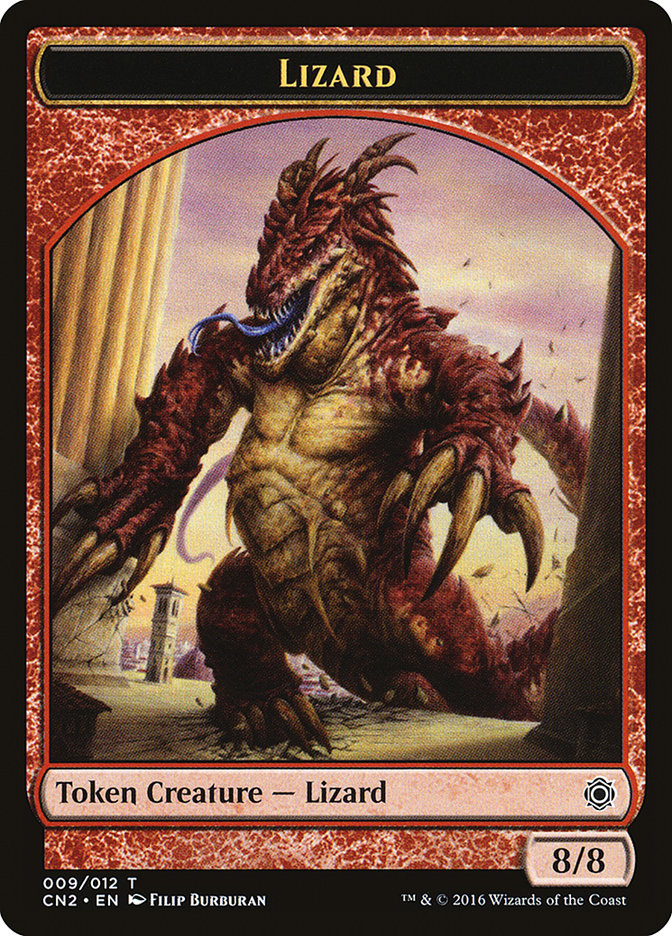 Lizard Token [Conspiracy: Take the Crown Tokens] | Good Games Modbury