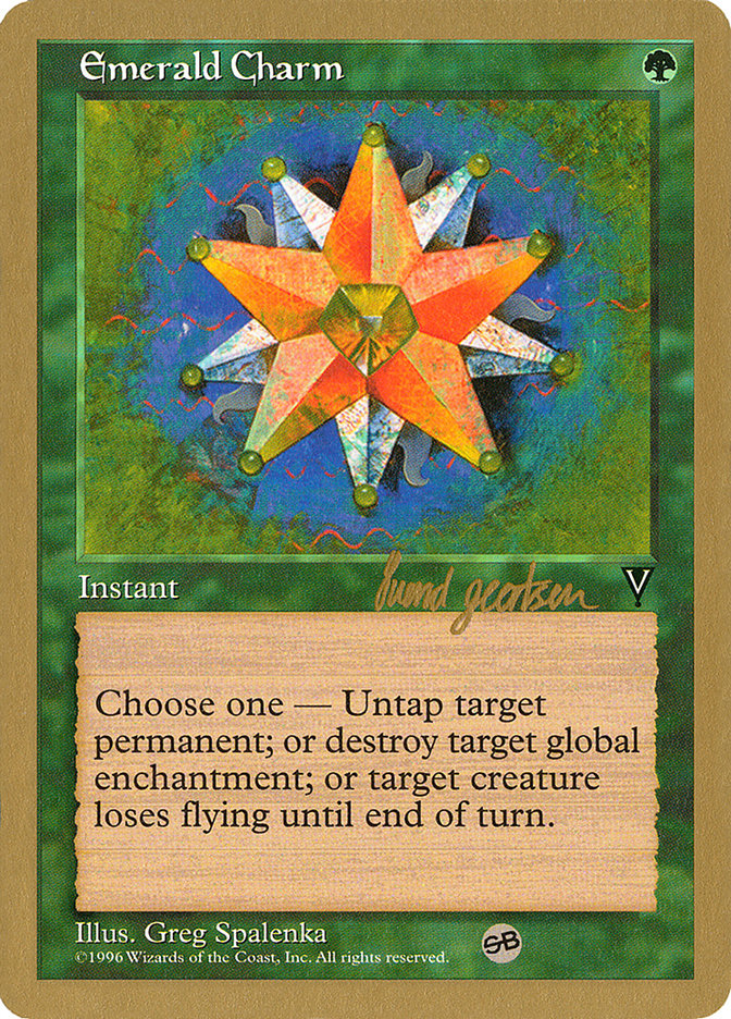 Emerald Charm (Svend Geertsen) (SB) [World Championship Decks 1997] | Good Games Modbury