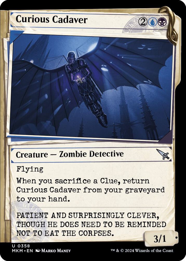 Curious Cadaver 358/286 (Murders at Karlov Manor)  - Showcase Foil | Good Games Modbury