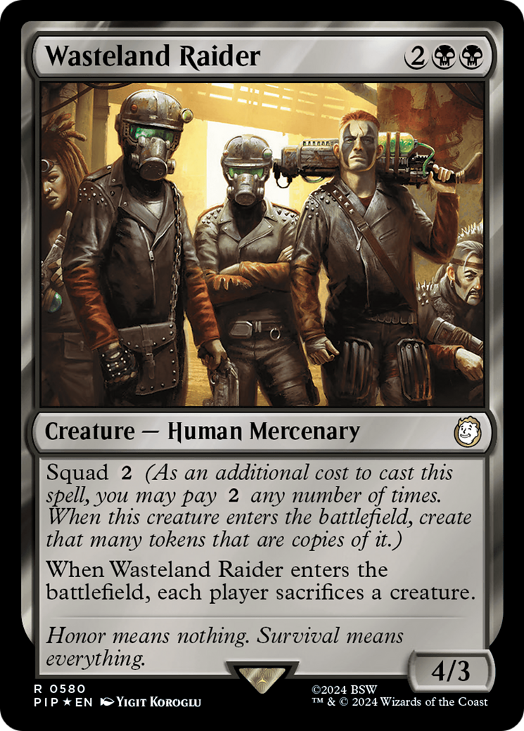Wasteland Raider (Surge Foil) [Fallout] | Good Games Modbury
