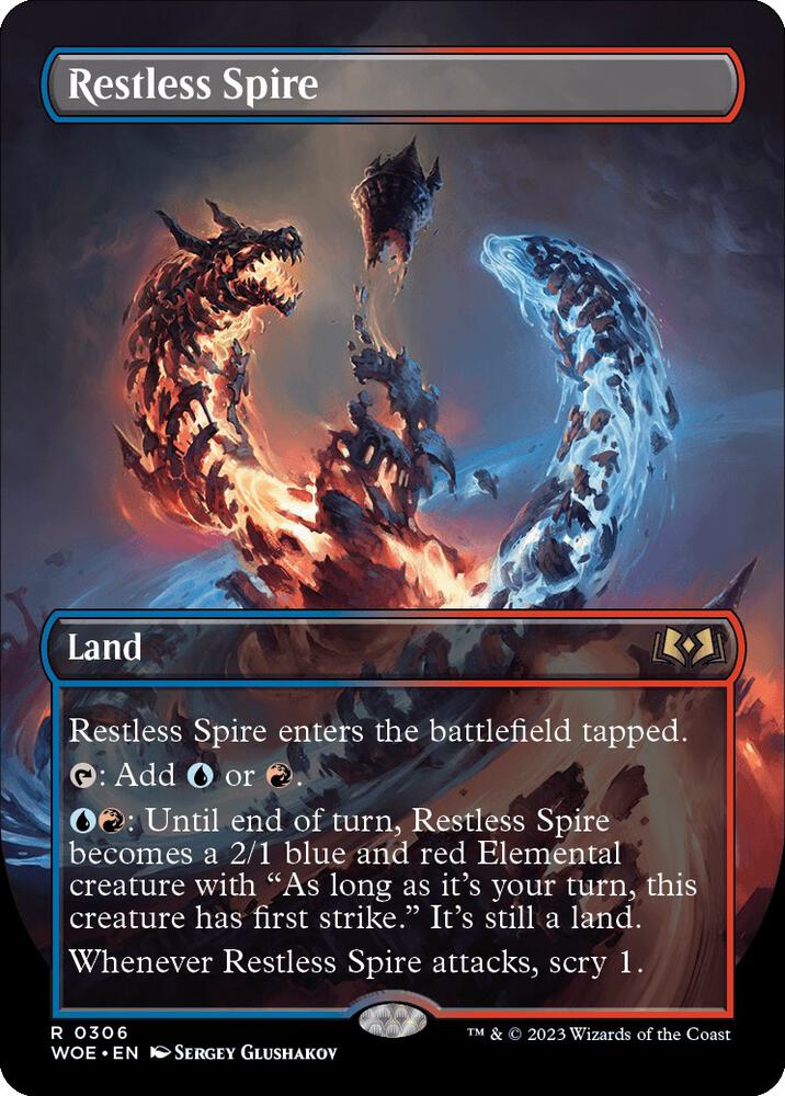 Restless Spire 306/276 (Wilds of Eldraine)  - Borderless | Good Games Modbury