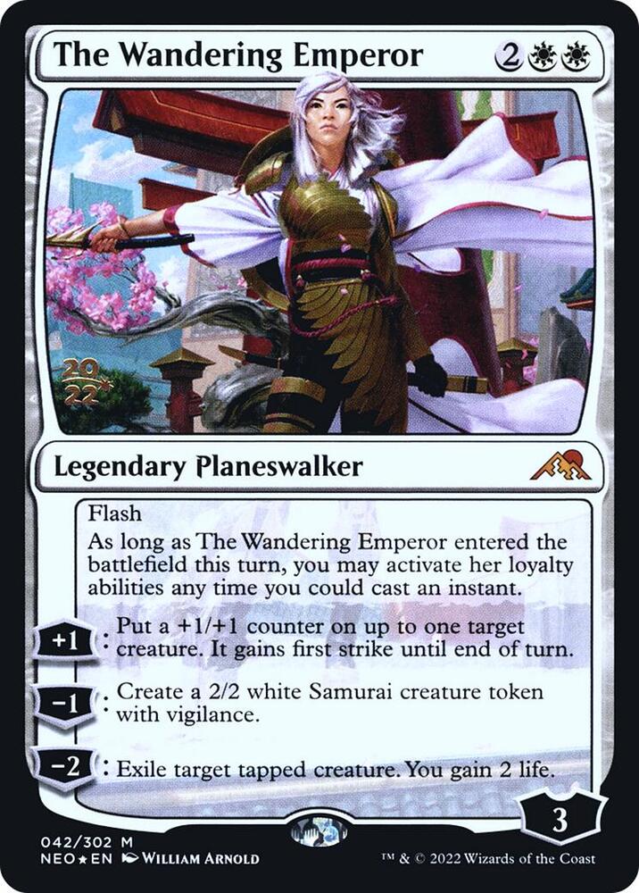 The Wandering Emperor 42s/157 (Prerelease Cards)  - Foil | Good Games Modbury