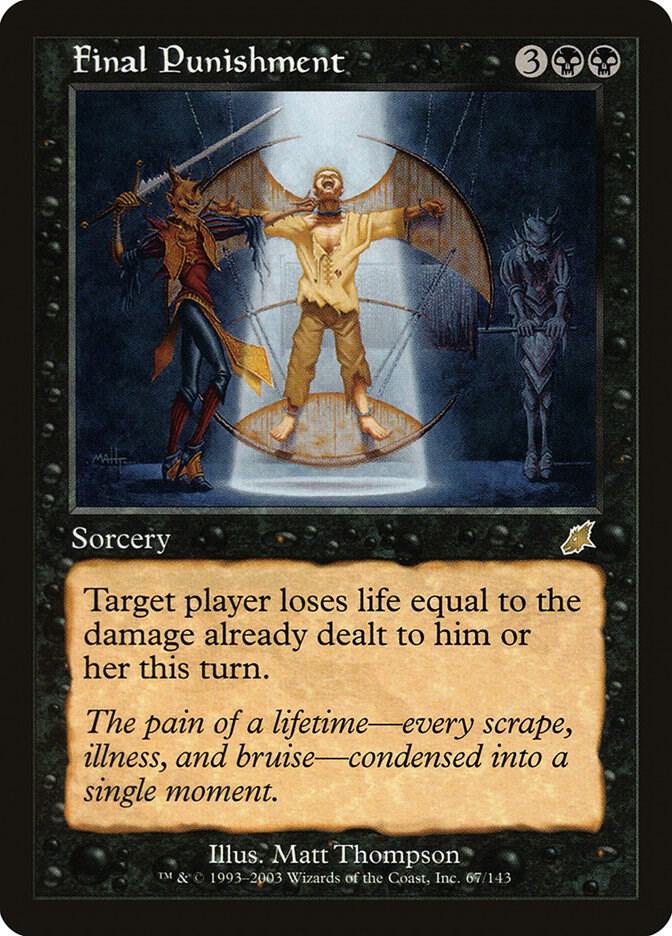 Final Punishment 67/143 (Scourge)  - Foil | Good Games Modbury