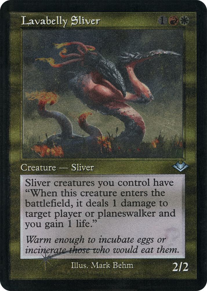 Lavabelly Sliver 29 (Modern Horizons)  - Retro Etched Foil | Good Games Modbury