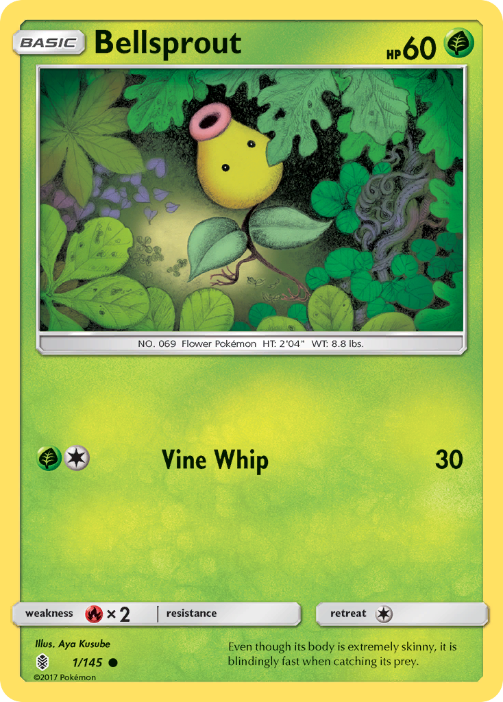 Bellsprout (1/145) [Sun & Moon: Guardians Rising] | Good Games Modbury