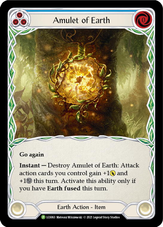 Amulet of Earth [LGS063] (Promo)  Cold Foil | Good Games Modbury