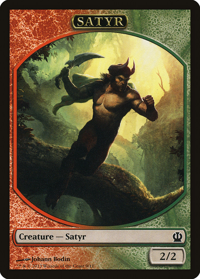 Satyr Token [Theros Tokens] | Good Games Modbury