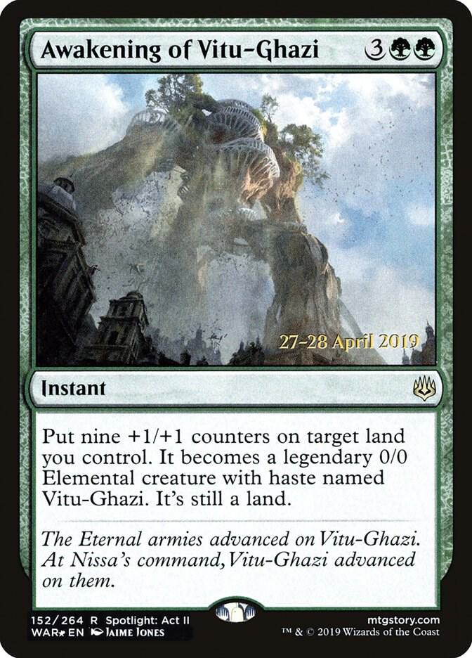Awakening of Vitu Ghazi 152s/176 (Prerelease Cards)  - PreRelease Foil | Good Games Modbury