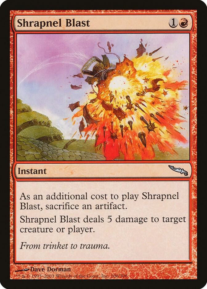 Shrapnel Blast 106/306 (Mirrodin)  | Good Games Modbury